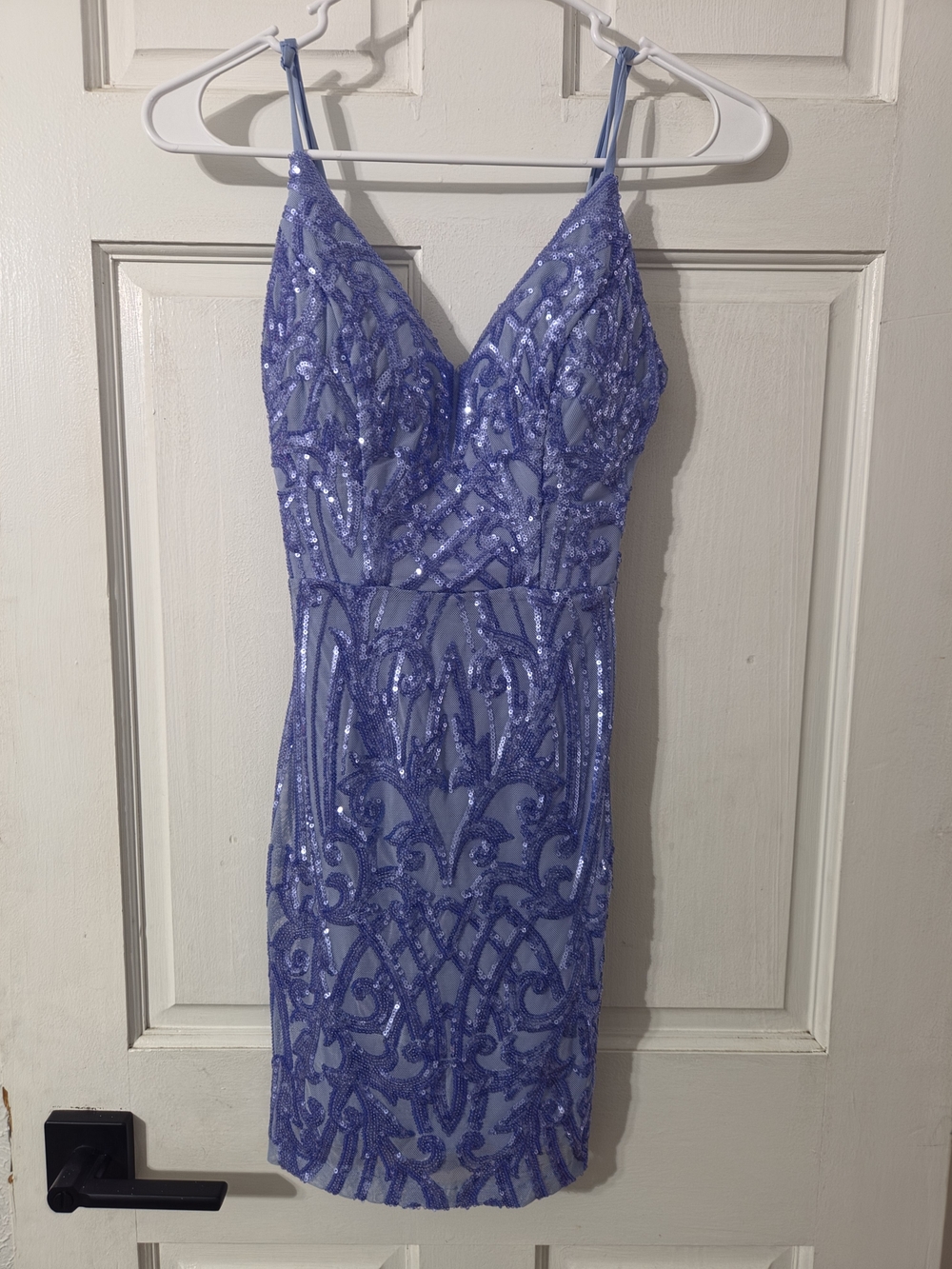 Windsor Periwinkle Sequin Mini Dress